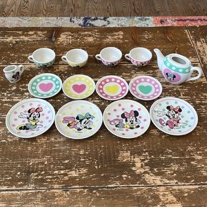 Disney Minnie Mouse Vintage Tea Set